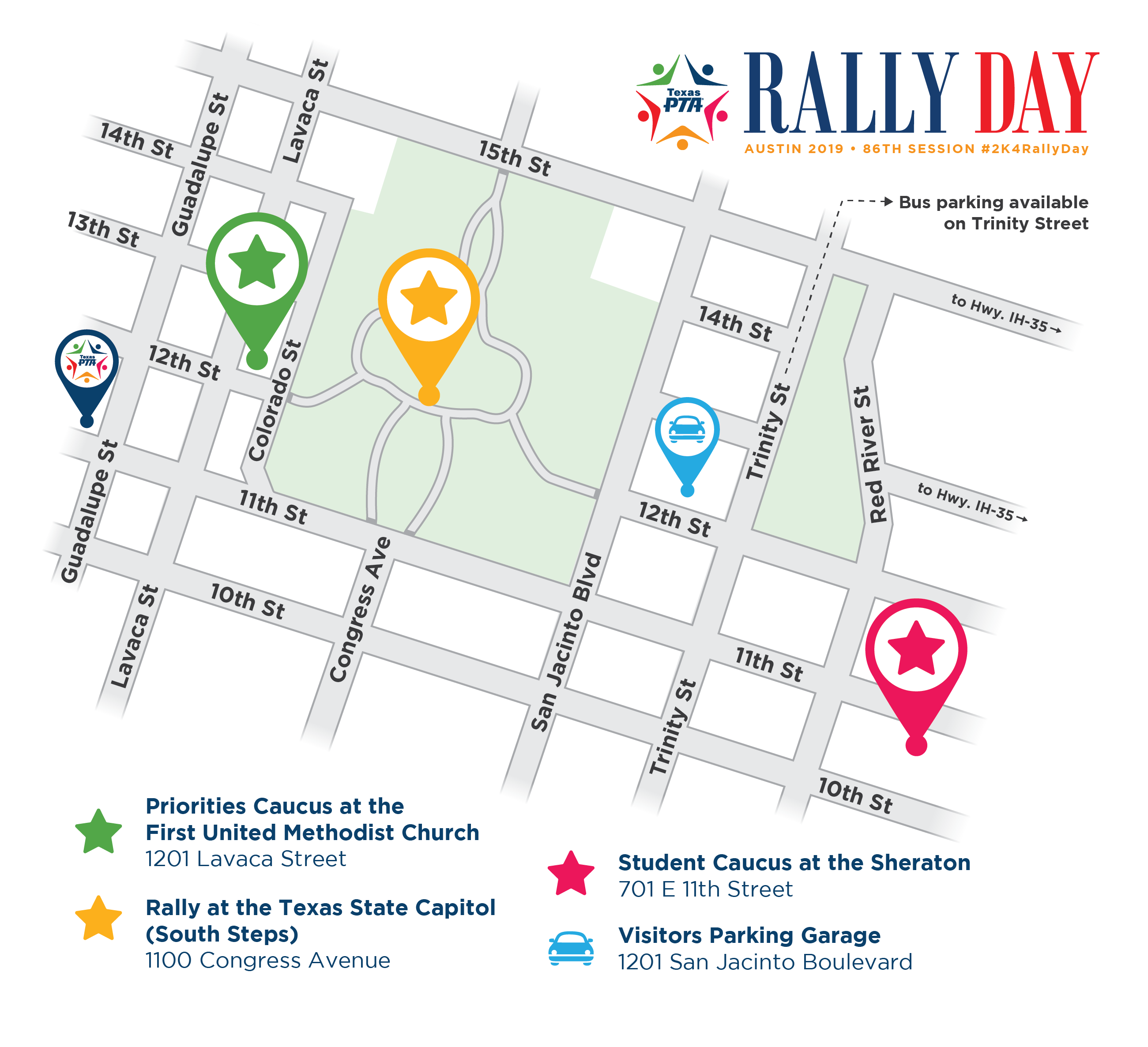 Texas PTA Rally Day at the Capitol Reilly Elementary School